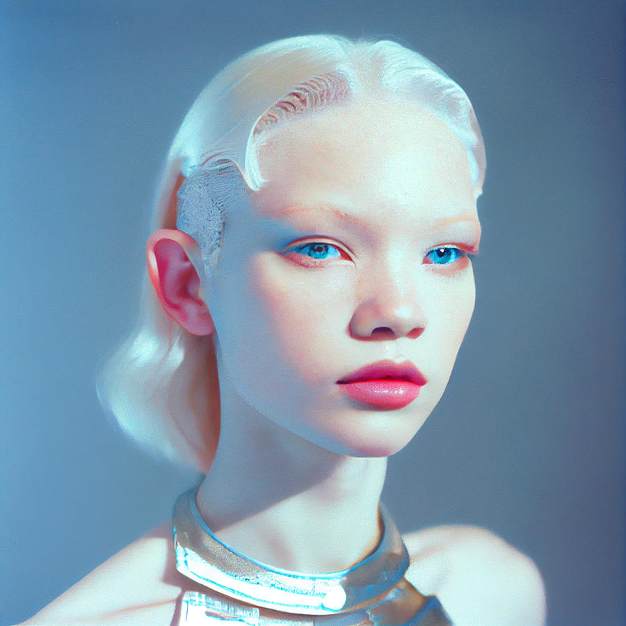 An Analog Photo Of A Gorgeous Albinism 22 Years 645645cfd3645563645563 ...