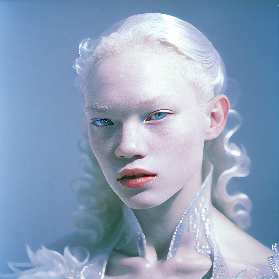 An analog photo of a gorgeous albinism 25 years by Asar Studios ...