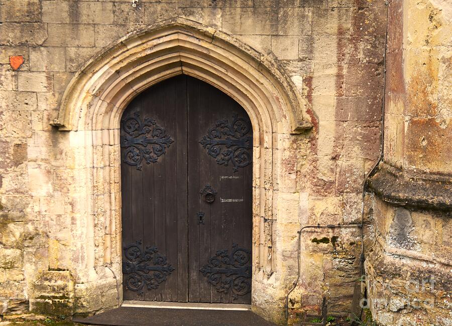 An Ancient Door At St. Peter's, Marlborough. Vision 2 Photograph by Poet's Eye Fine Art America