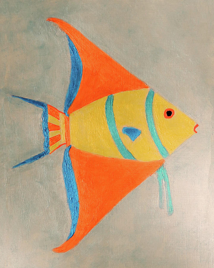 An Angel of a Fish Painting by Deborah Boyd