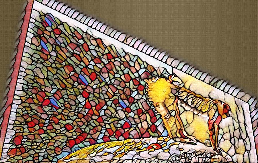 An Animated Stained Glass Digital Art