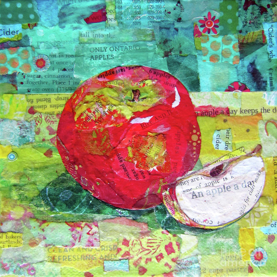 An Apple a Day Mixed Media by Patricia Henderson