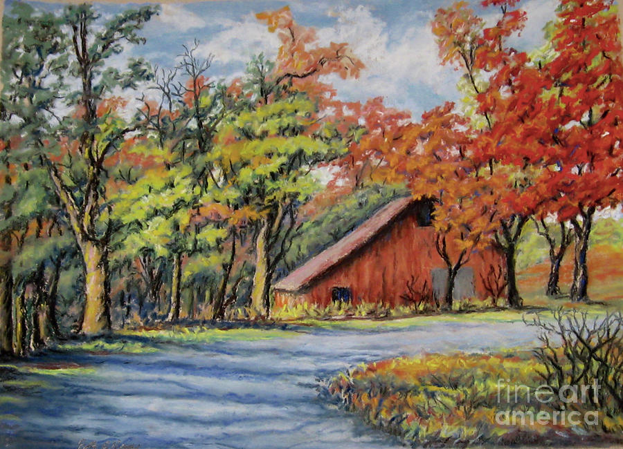 An Arkansas Autumn Pastel by Elizabeth Allen - Fine Art America