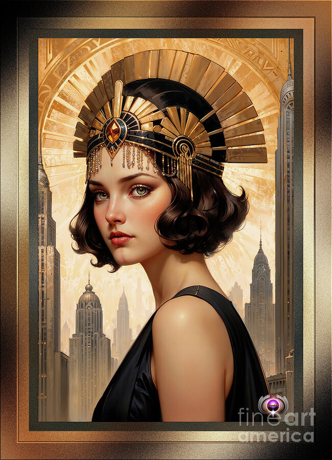 An Art Deco Damsel Of The 20th Century Beautiful AI Concept Art by ...