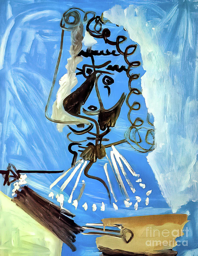 An Artist by Pablo Picasso 1967 Painting by Pablo Picasso