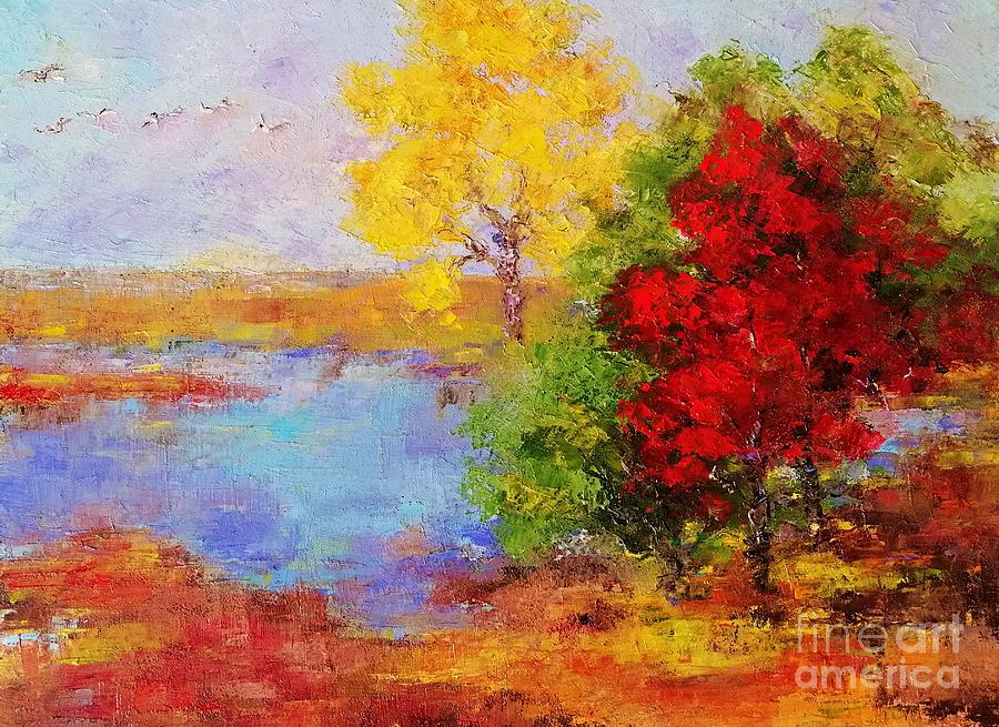 An Autumn to Remember Painting by Amalia Suruceanu