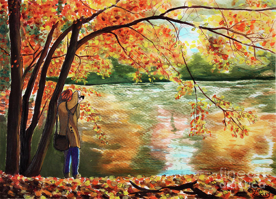An Autumn Tradition Painting by James Ackley