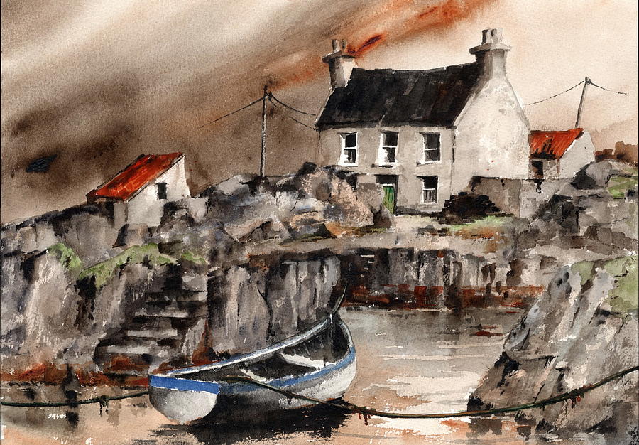 An Cuan Caol  Painting by Val Byrne