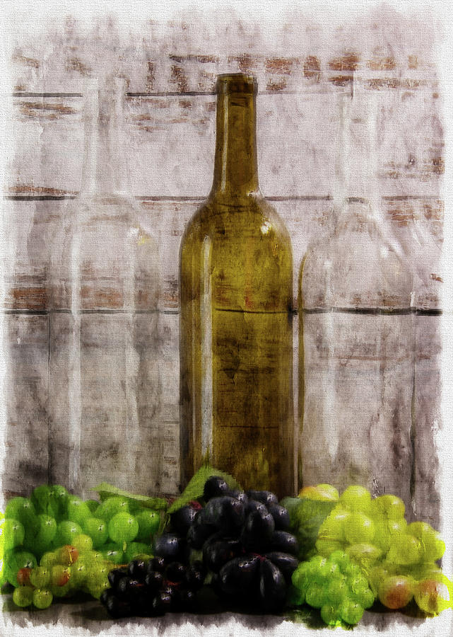 An Echo Of Wine Digital Wine Art Photograph