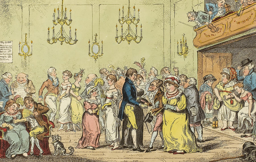 An Election Ball Relief by George Cruikshank