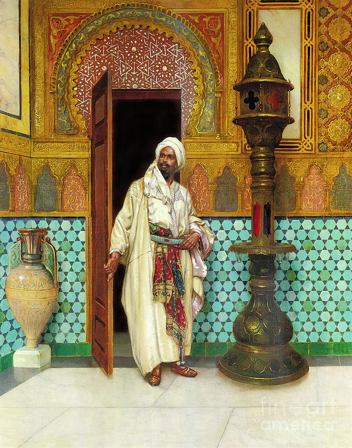 An Elegant Chieftain in his Palace by Rudolf Ernst Photograph by Carlos Diaz