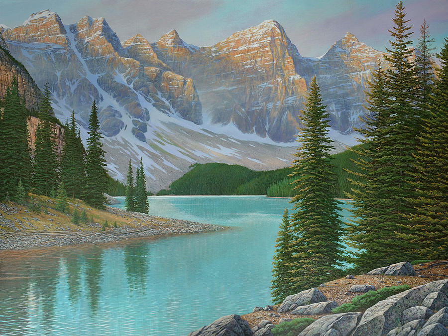 An Epic View Painting by Jake Vandenbrink
