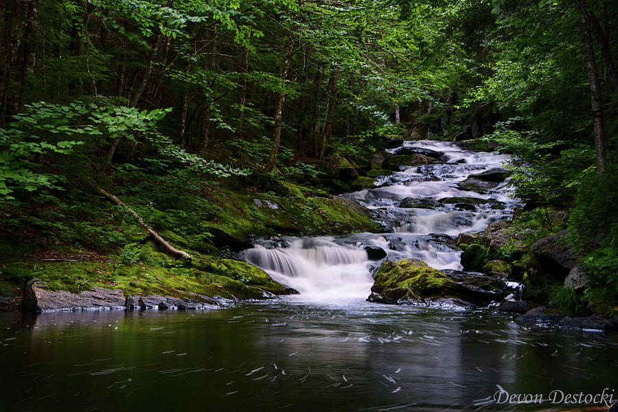 An Evening at Cooper Brook Falls Photograph by Devon Destocki - Fine ...