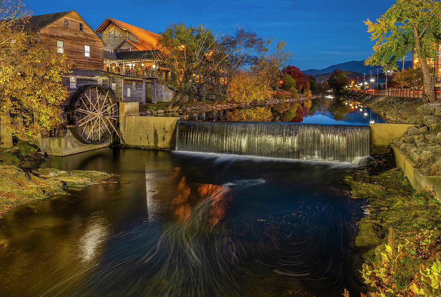 An Evening At The Old Mill Photograph by Mark Papke