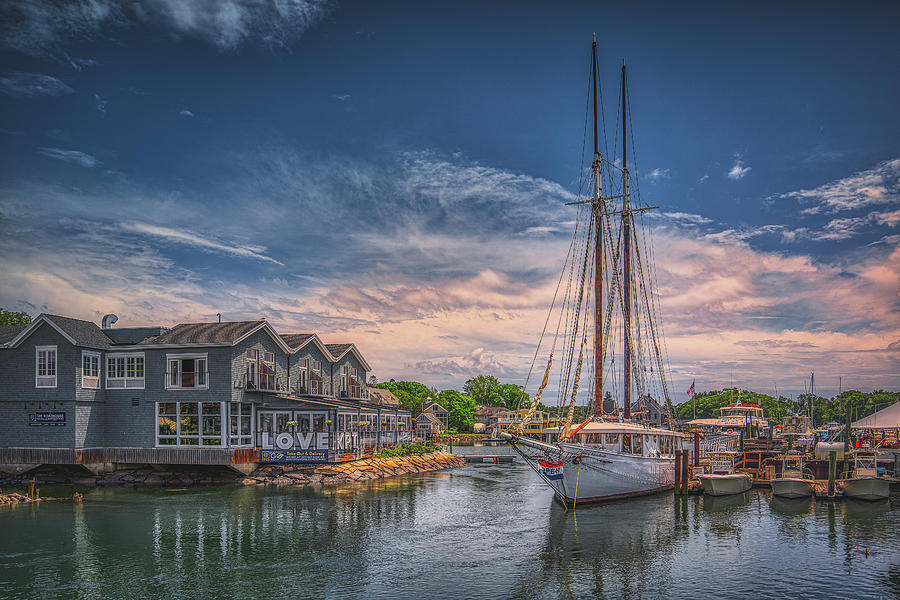 An Evening in Kennebunkport Photograph by Penny Polakoff