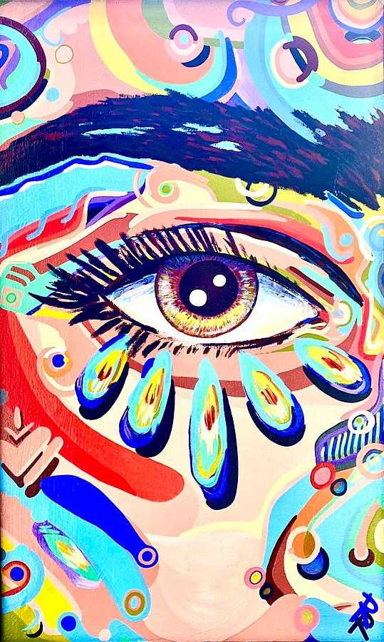 An Eye Into My Mind Painting by Randy Segura - Fine Art America