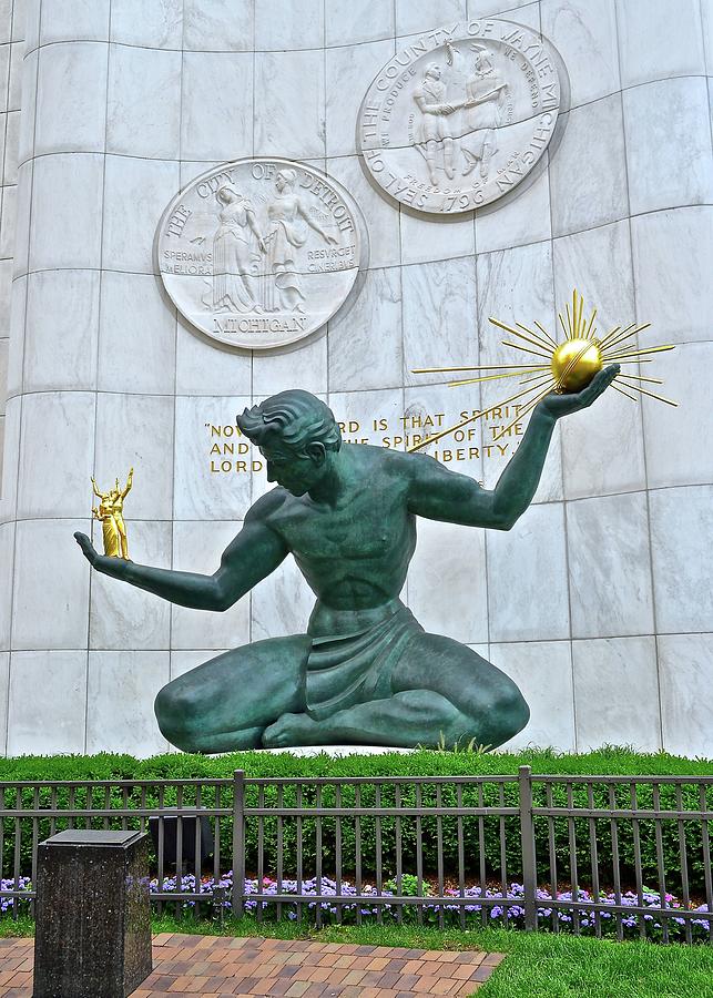 An Iconic Detroit Statue Photograph by Frozen in Time Fine Art Photography