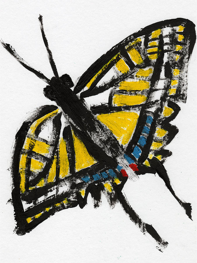 An illustration of a butterfly Drawing by Mamoru Ohtake