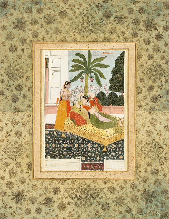 An Illustration To A Ragamala Series Deshvarati-Ragini, India Early ...