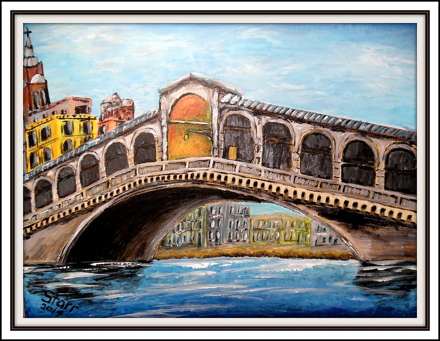 An Impression Of The Rialto Bridge Painting