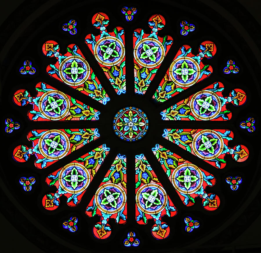 Where Y'Art Works  Rose Window after Notre Dame by Connor McManus