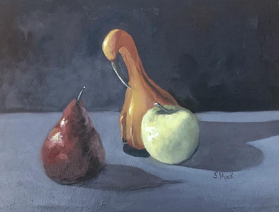 An Odd Pair Painting by Sharon Mick