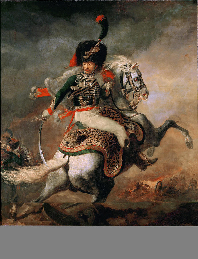 An Officer Of The Imperial Horse Guards Charging Is A Romantic Oil On Canvas Painting Created By The Painting