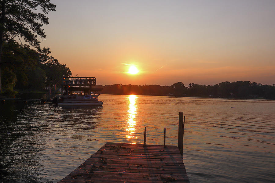 An OId Docks Sunset Photograph by Ed Williams