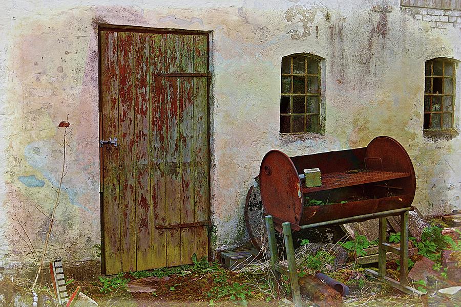 An Old Door on a Danish Barn Photograph by Karen McKenzie McAdoo