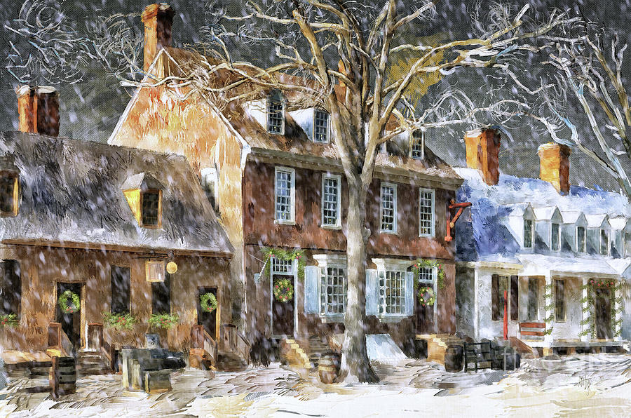 An Old Fashioned Christmas Digital Art by Lois Bryan
