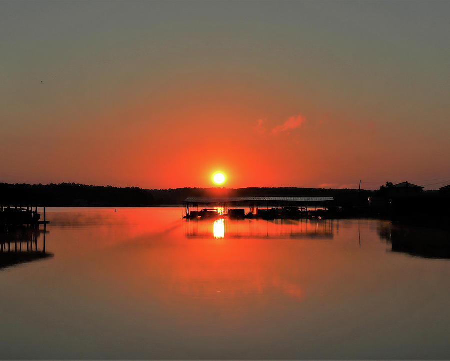 An Orange Cream Sunrise Photograph by Ed Williams