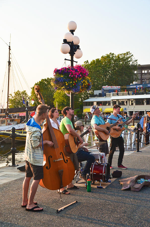 An Outdoor Concert Inner Harbor, Victoria, BC Photograph by Alex