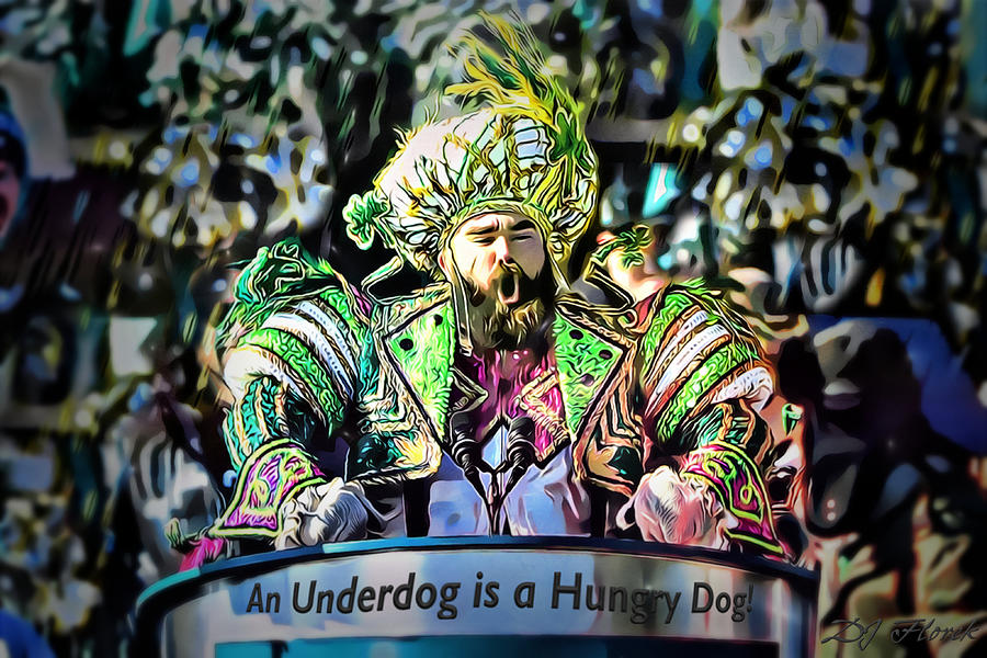 An Underdog Is A Hungry Dog Digital Art by DJ Florek