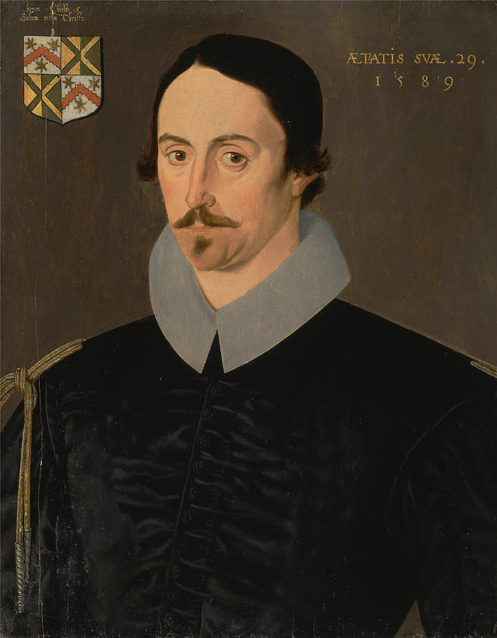 Unknown Artist Painting - An Unknown Man  Aged     Possibly of the Kempe Family  by Unknown artist