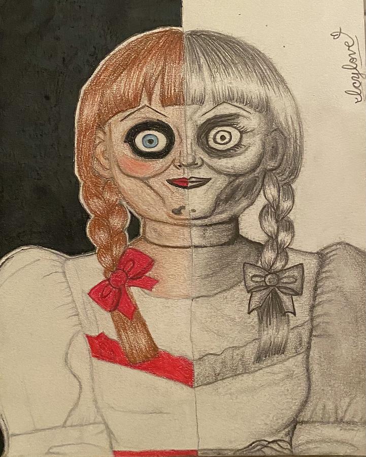 Annabelle Coloring Page  Patreon