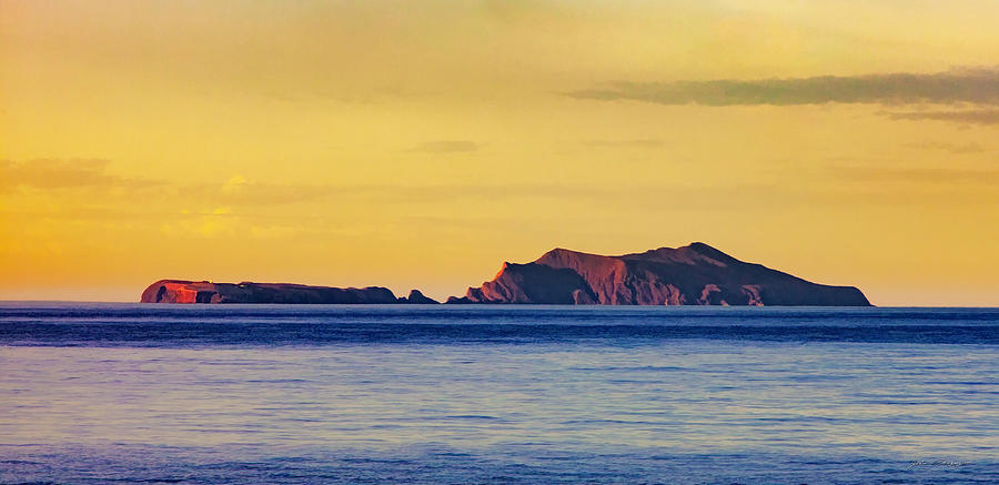 Anacapa Island Sunrise Off the Ventura County Coast in Southern California Photograph by John A Rodriguez