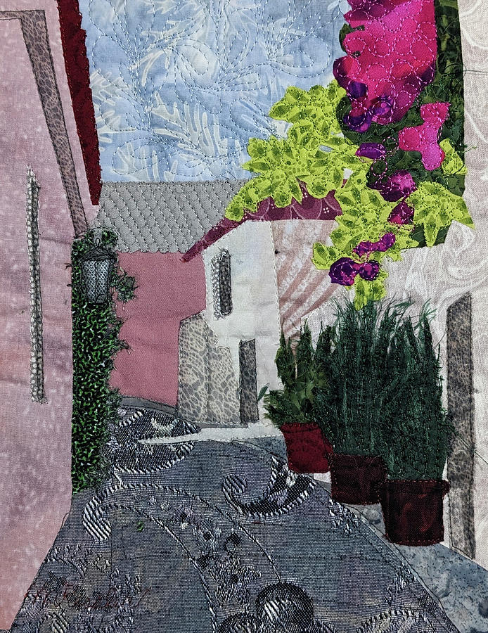 Anafiotika, Athens, Greece Tapestry - Textile by Martha Ressler