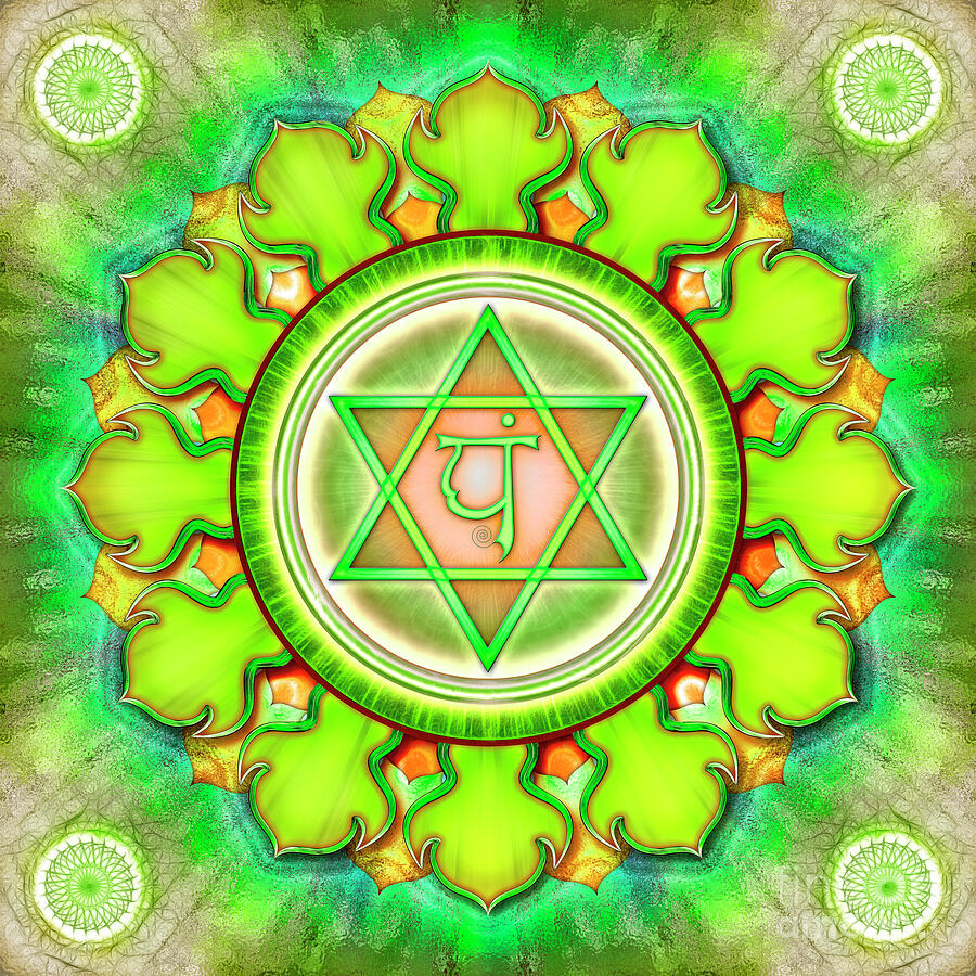 Anahata Chakra Series Iii Digital Art By Dirk Czarnota Pixels