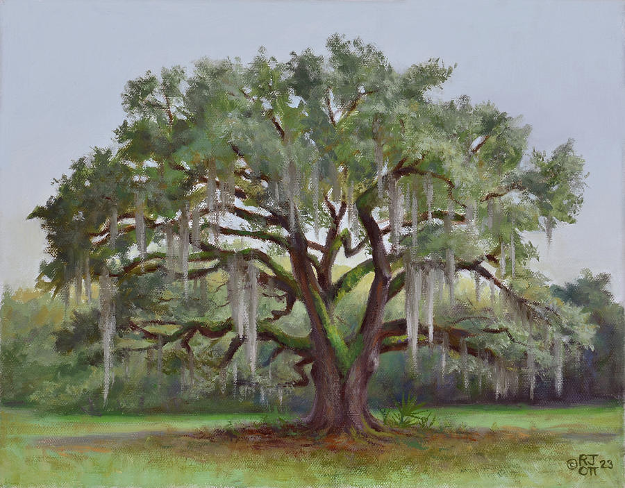 Anahuac Oak Painting by Jeff Ott - Fine Art America