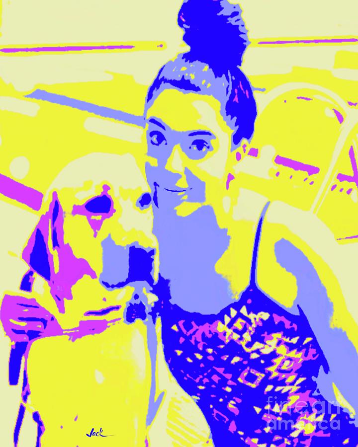 Anastasia Painting - Anastasia Pagonis by Jack Bunds Anastasia Painting - Anastasia Pagonis by Jack Bunds