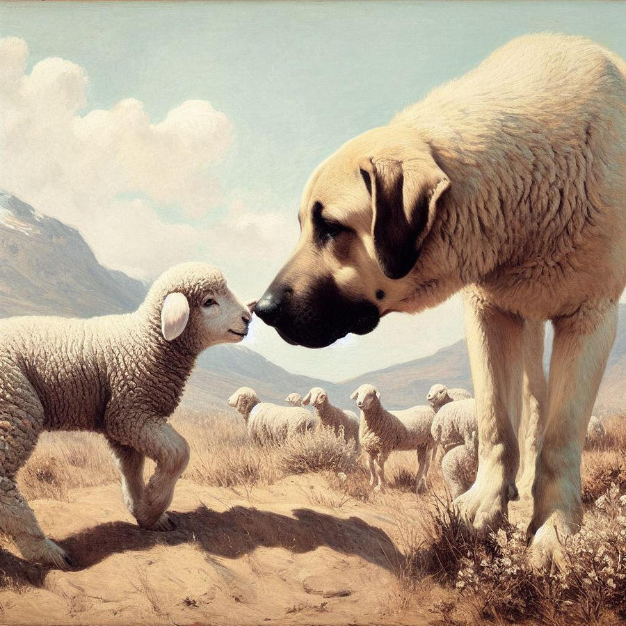 Anatolian Shepherd 2 Digital Art by Janice MacLellan