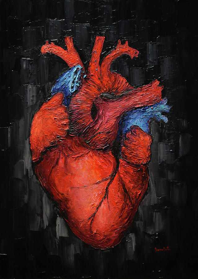 Anatomical Heart Painting