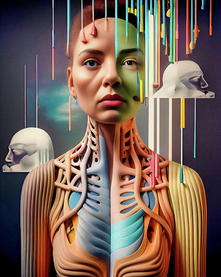 Anatomical Poetry 4 Digital Art by Maria Lankina