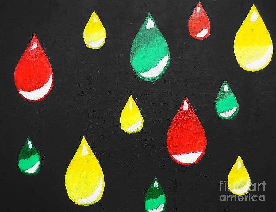 Ancestral Tear Drops Painting