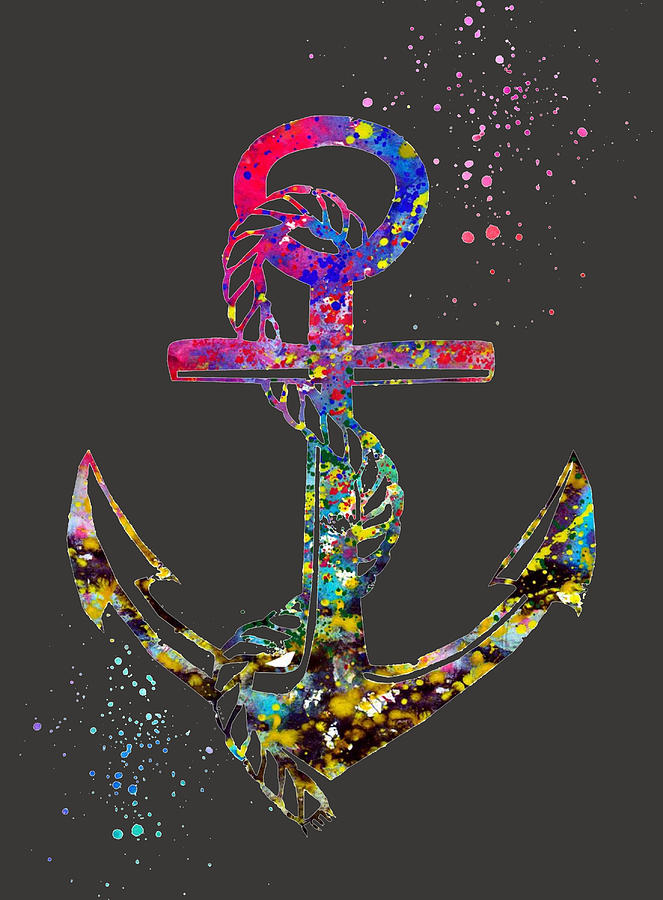 Anchor Colour Digital Art by Gerix Sert - Fine Art America