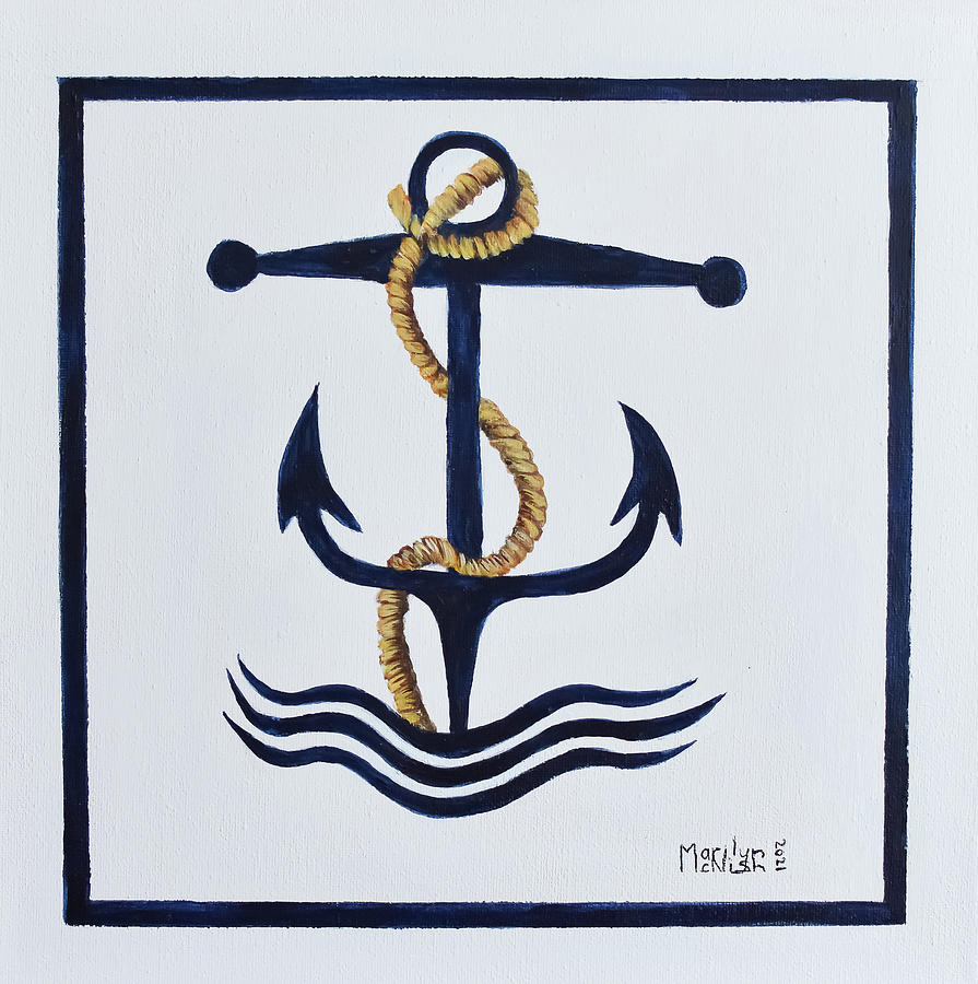 Anchored Painting by Marilyn McNish