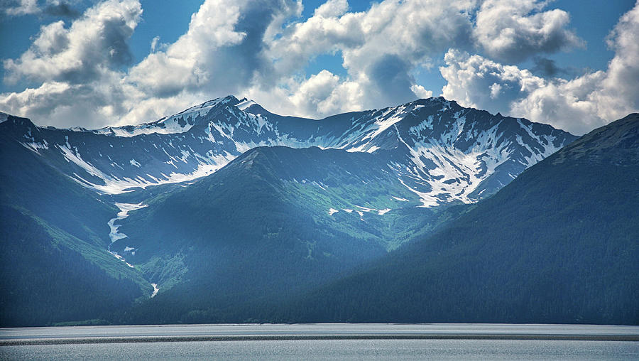 Anchorage Landscape Mountains Lake  Photograph by Chuck Kuhn