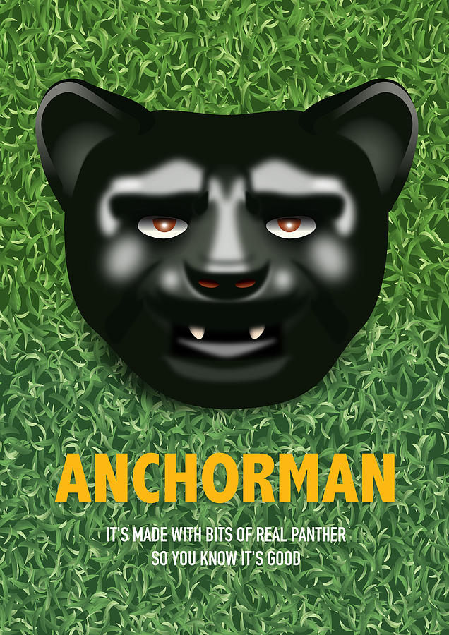 Anchorman Digital Art - Anchorman The Legend of Ron Burgundy by Movie Poster Boy