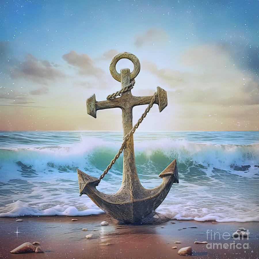 Anchors Away  Digital Art by Elaine Manley