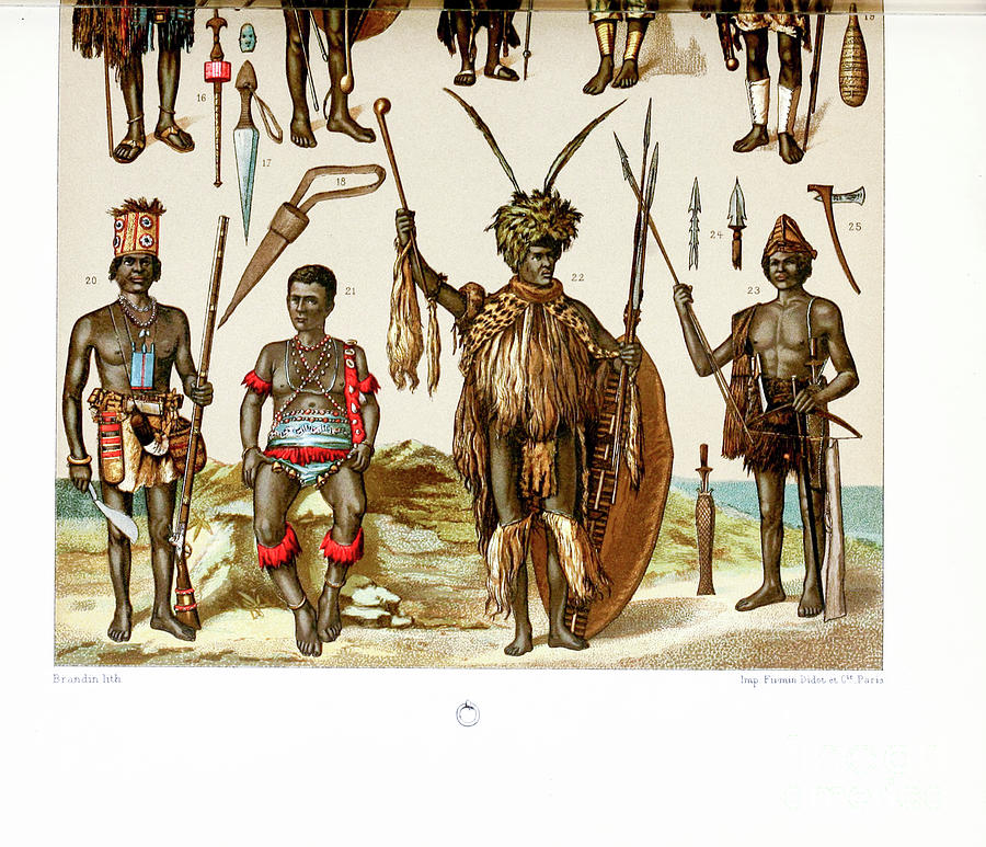 ancient african warrior clothing